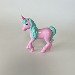 Barbie Chelsea Dreamtopia Pink Teal Unicorn Figurine Toy