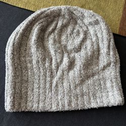 Barefoot Dreams Light Grey Beanie 