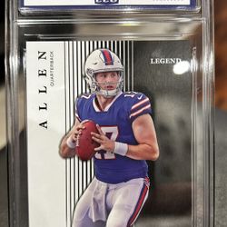 Josh Allen 2024 Leaf Legend # L10 9.5 Mint +