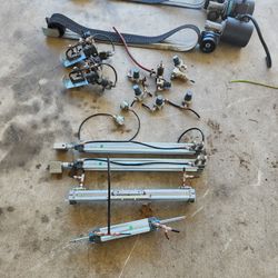 Air Valves Air Cilender And 4 Electric Motor Whit Belts
