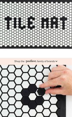 Tile mat by Letterfolk