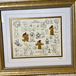 Disney Artwork-“Dopey Model Sheets”