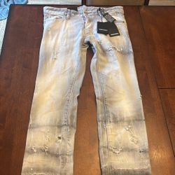 Men's Designer Jeans Unworn With Tags, Size 46 