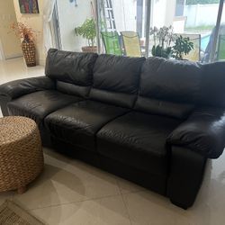 Leather Living Room Sofa- Only One