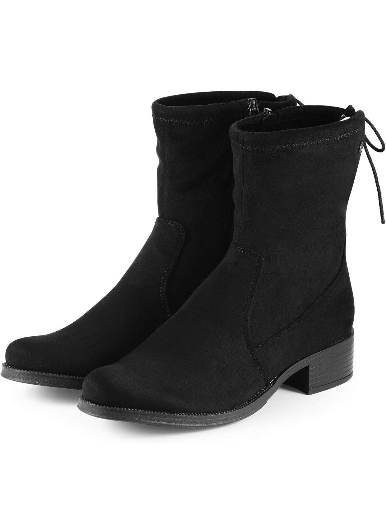Women's Stacy Short Bootie Black-size 7
