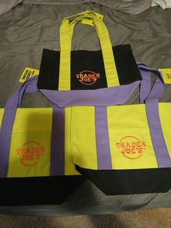 Trader Joe's Canvas Tote Bags