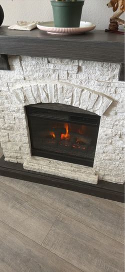 Heating fireplace