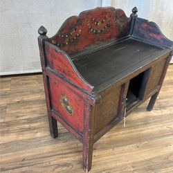 Vintage Tibetan Prayer Cabinet