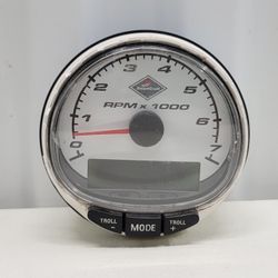 Mercury SmartCraft 79-889222A14 SC1000 Tachometer Gauge For Parts Or Repair!