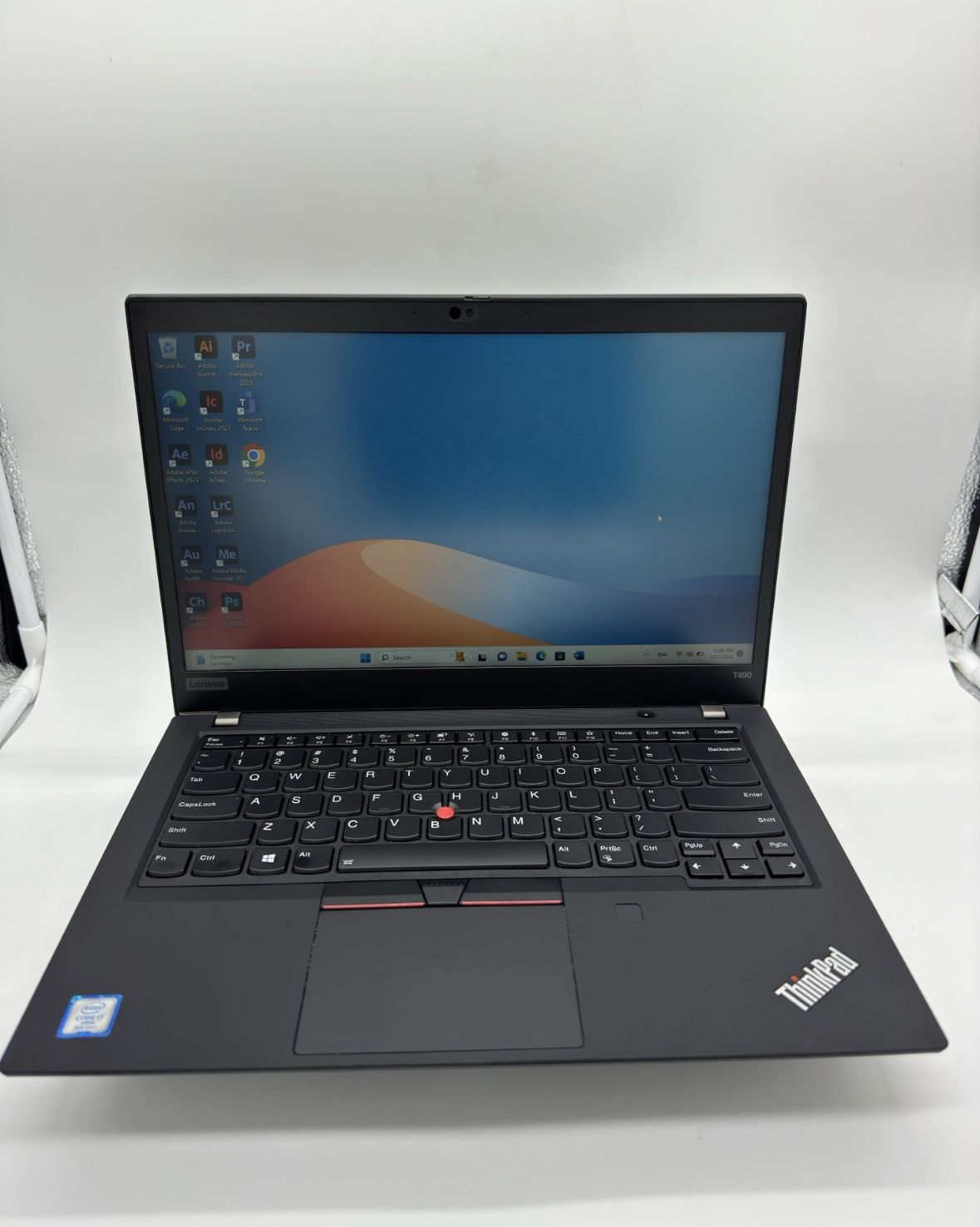 Lenovo ThinkPad T490 Laptop i7-8565u 1.80Ghz 16GB RAM 256GB SSD 14" windows 11 pro +++ Microsoft office 2023 fully activate , adobe photoshop suite ma