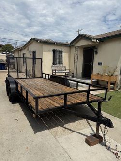 16FT TANDEM AXLES UTILITY TRAILER