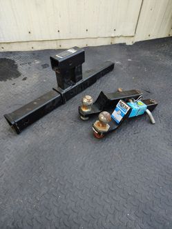 Haul Master Dual Hitch Extender and Two Trailer Hitch