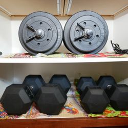 Adjustable & Hex Dumbbells 