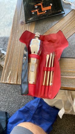 Vintage lighted flashlight