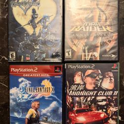 Playstation 2 Games $15, $10/Each