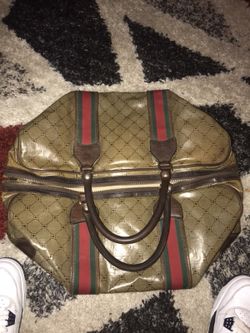 Gucci vintage duffle bag