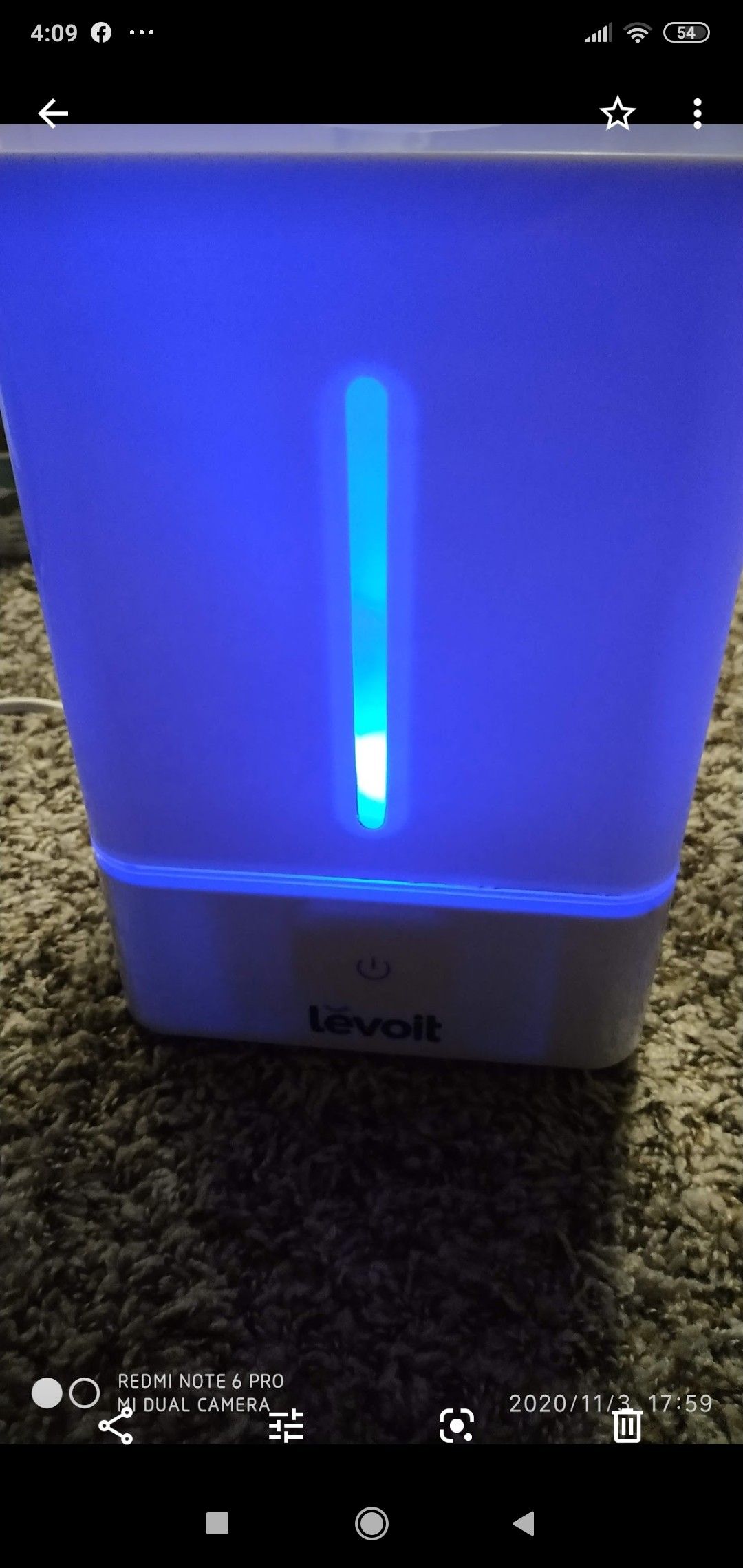 LEVOIT Humidifier, 4L Cool Mist Ultrasonic