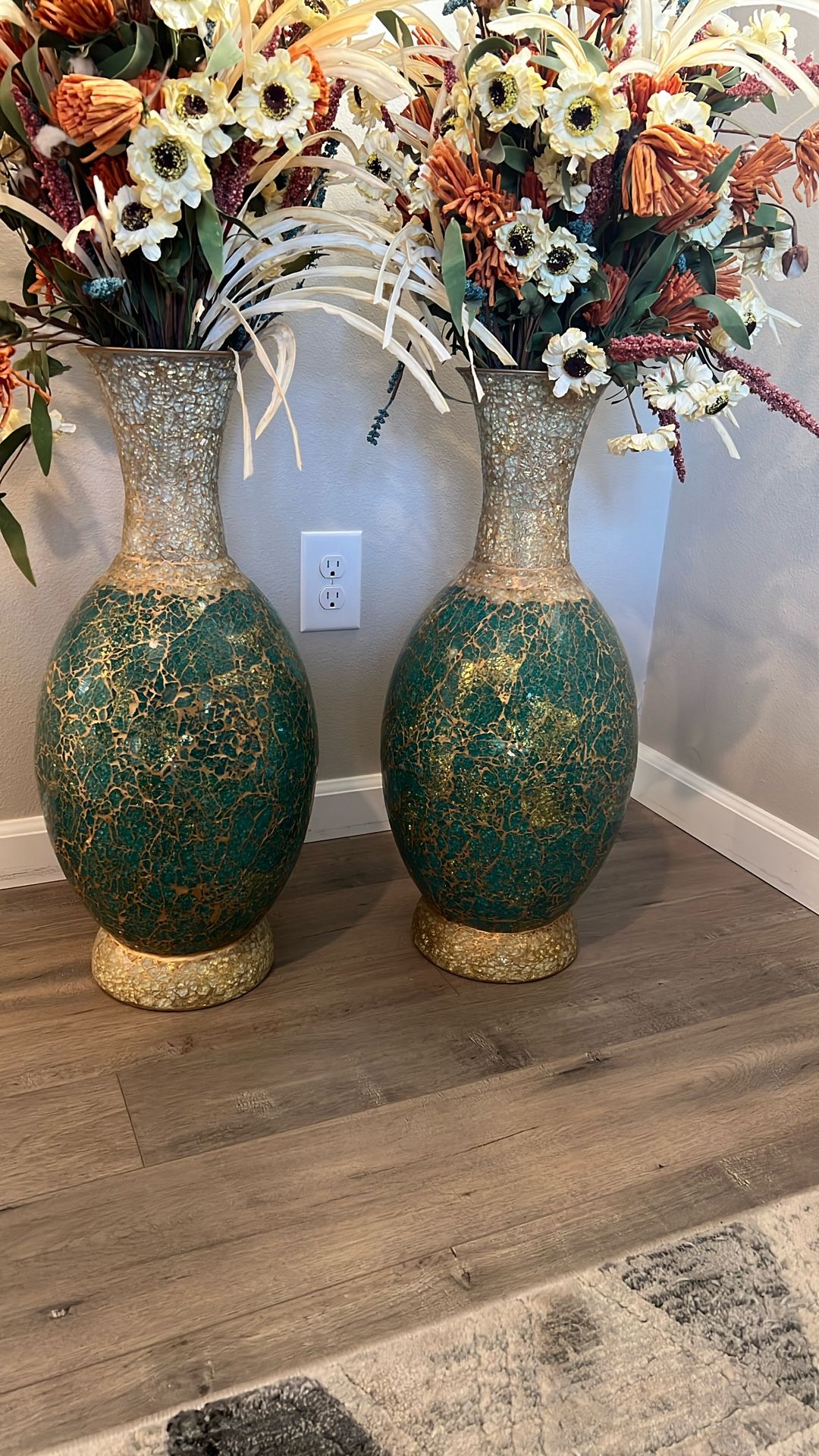 Pier 1- Flower Vase With Flowers ($25 Each)