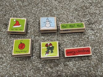 Christmas scrapbook stamps