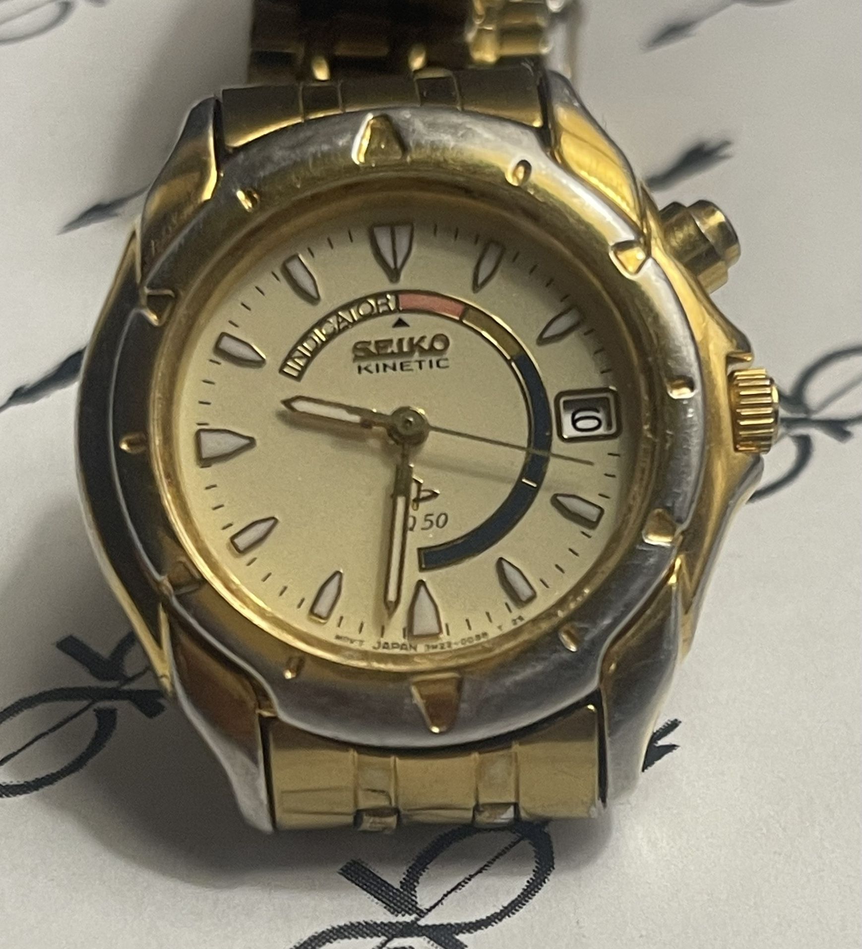 🔲. SEIKO KINETIC WOMEN WATCH .