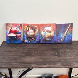 Baseball Canvas Paintings