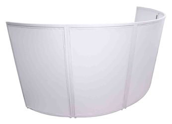 ProX XF-LUNA WH LUNA DJ Facade 5 Panel Circular White Hardware - Kit