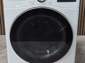 LG 7.4 Cu. Ft. Smart Electric Dryer with TurboSteam and Sensor Dry Technology in White (DLEX4000W-D-Y039)