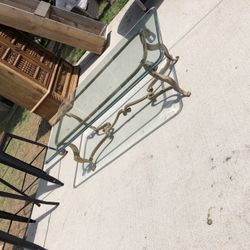 Large Glass Coffee Table 