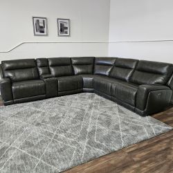Lauretta Leather Power Recliner - FREE DELIVERY