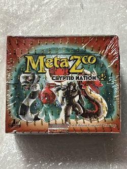 MetaZoo Games TCG: Cryptid Nation Booster Box (First Edition, 36 Packs per Box)