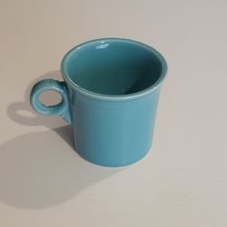 Fiesta Ware Sea Mist Blue Mug Ring Handle Homer Laughlin USA. Pre-owned, 
very good shape, no chips or cracks, please see photos for details.
Weight 1
