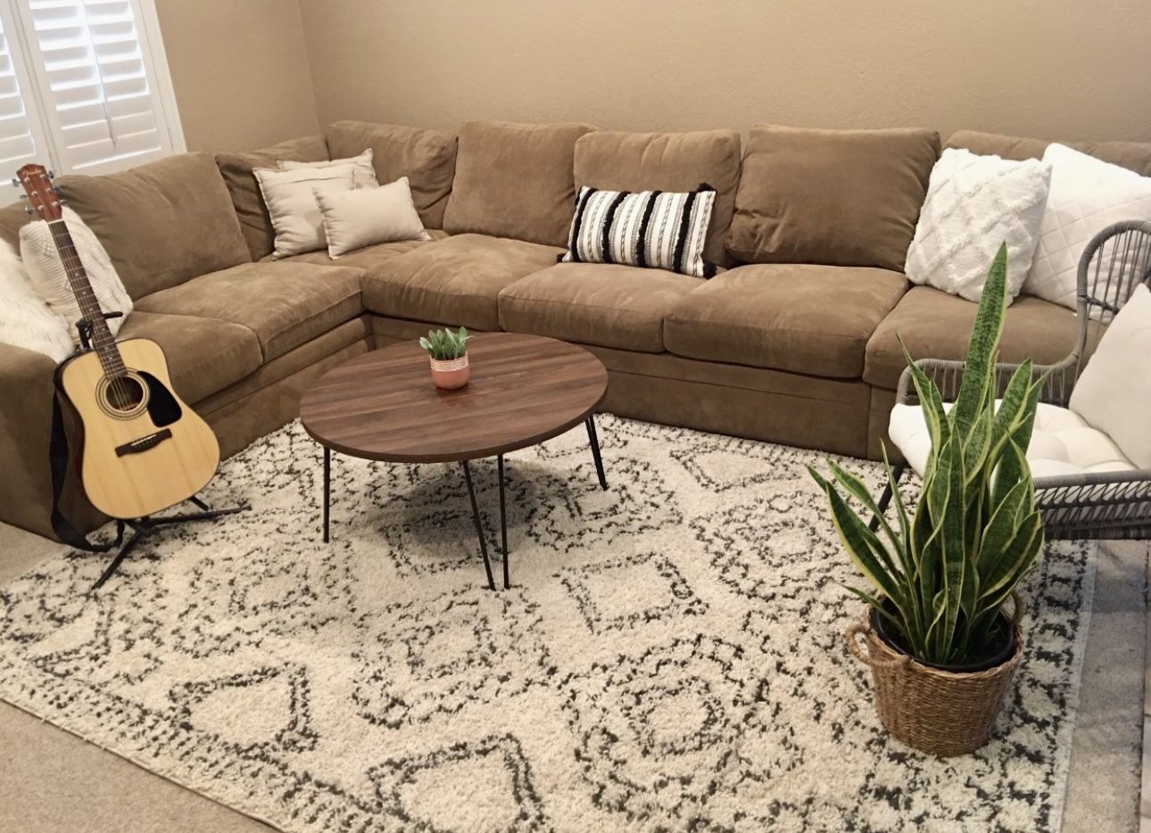 Beautiful Living Spaces Palm  L Shaped Sectional 