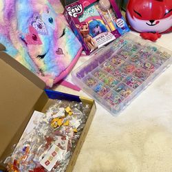 Large Lot Of Kids Toys, Arts, Crafts, Backpack, Etc / All For $40 