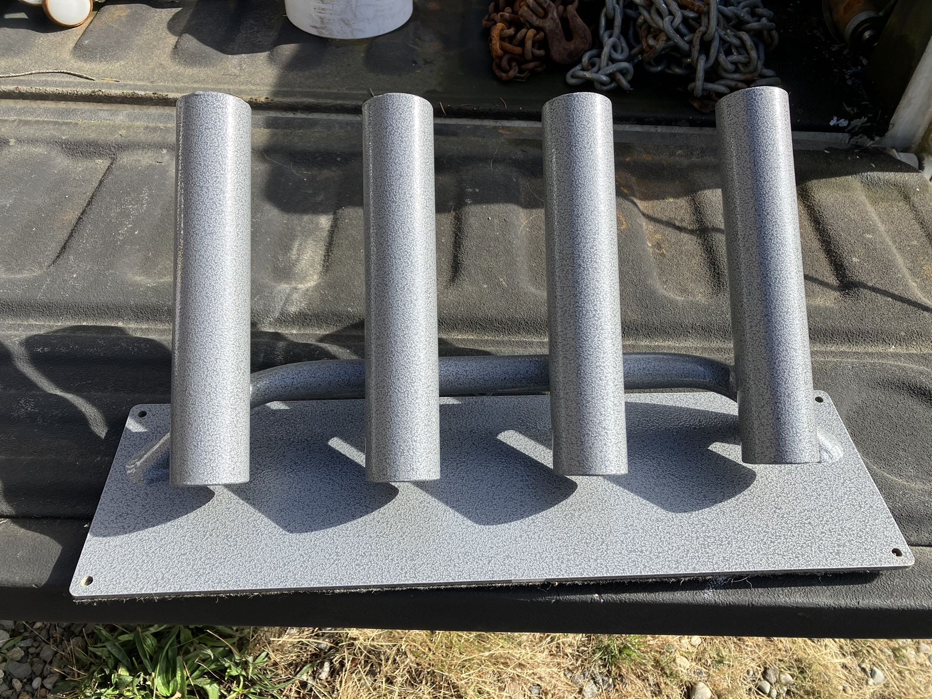 Four Rod Rocket launcher/Rod Holder Powder Coated