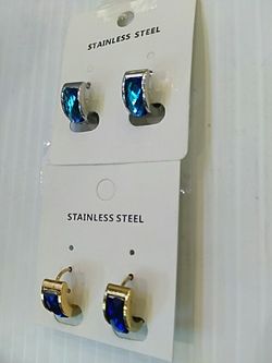 Hoops earings stainless steel orignal