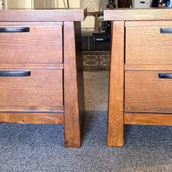 Solid wood night stands