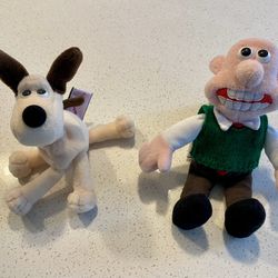 Wallace And Gromit 1989 Gund Plushies
