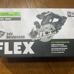 FLEX 24-volt 6-1/2-in Brushless Cordless Circular saw