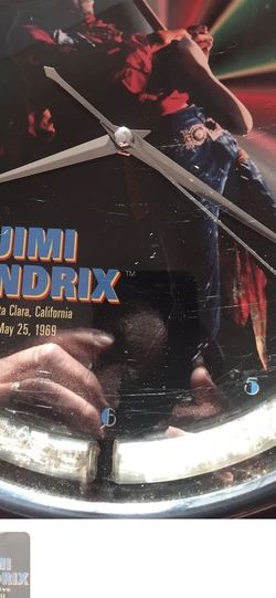 Jimi Hendrix Clock