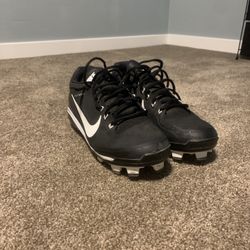 Black Nike Flywire Baseball Cleats 