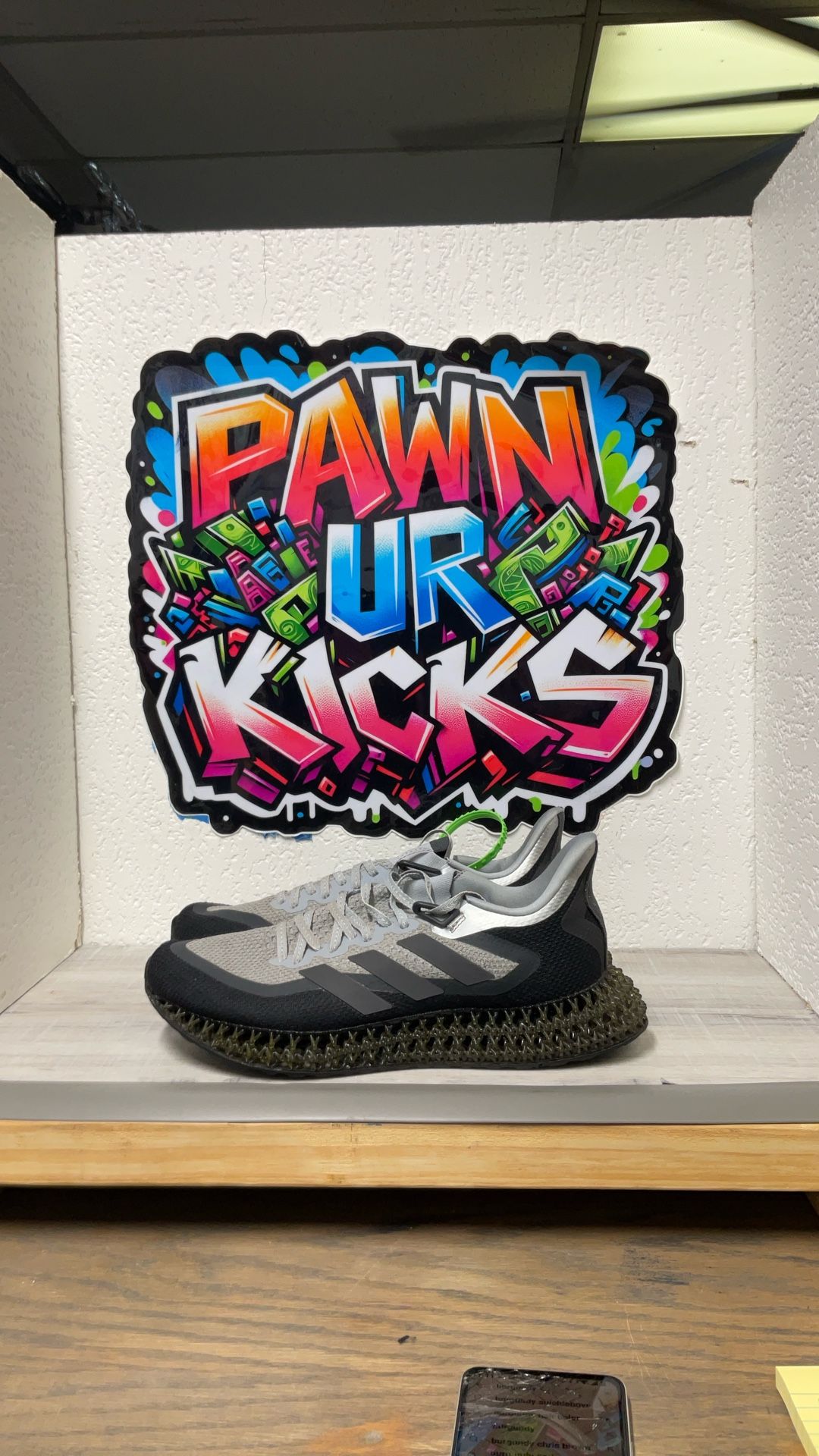 Adidas 4DFWD 2 Running Shoe /Black,Grey /Size 12