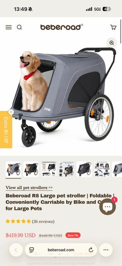 Beberoad R8 Large pet stroller