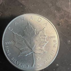 Moneda De Plata Pura 