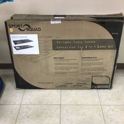 SPORTS SQUAD PORTABLE TABLE TENNIS .