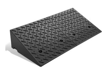 7.9" Rise Rubber Driveway Threshold Curb Ramps 2Pc