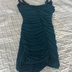 Ruched Mini Bodycon Dress