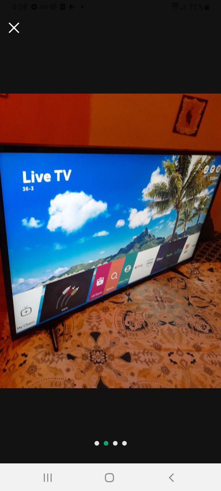 Tv LG Smart 4k 50 Inch Vien Cuidada Chingosisima 250$ Firme No Negosiable 