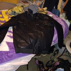Men's Nice Jacket Brand-new Pleather