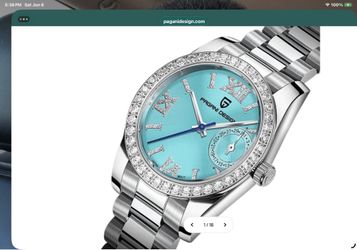 Pagani Design Ladies watch diamond accented 22mm