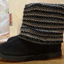 Girls Size 3 Black Boots